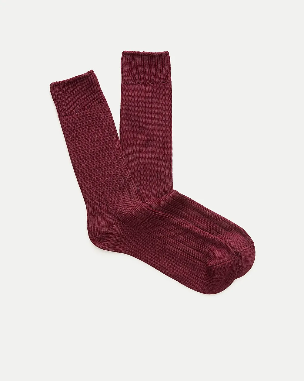 Ribbed Cotton-Blend Socks