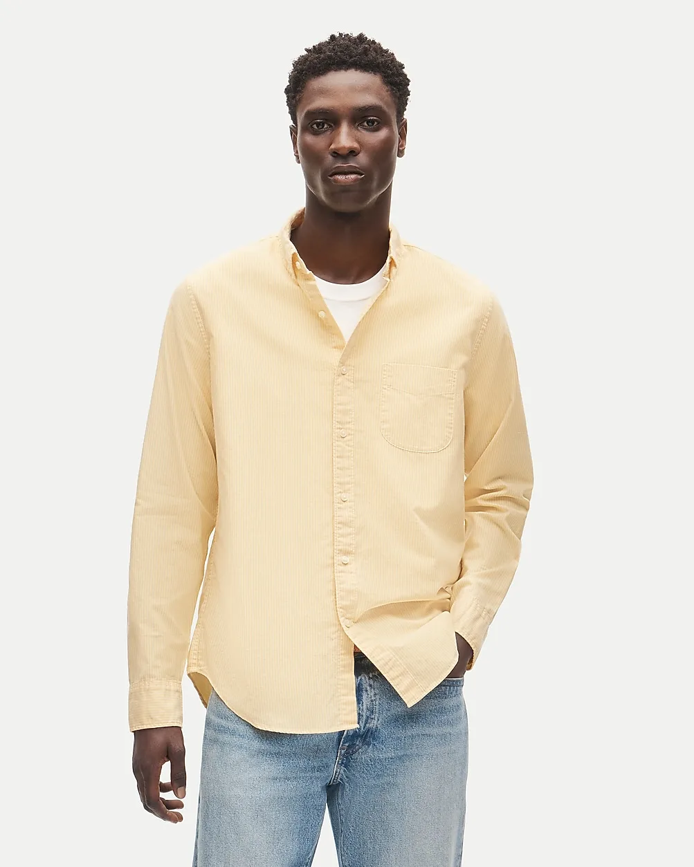 Slim Broken-In Organic Cotton Oxford Shirt