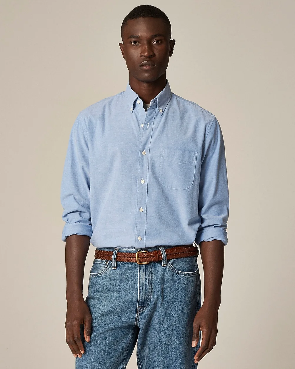 Slim Broken-In Organic Cotton Oxford Shirt by J.Crew