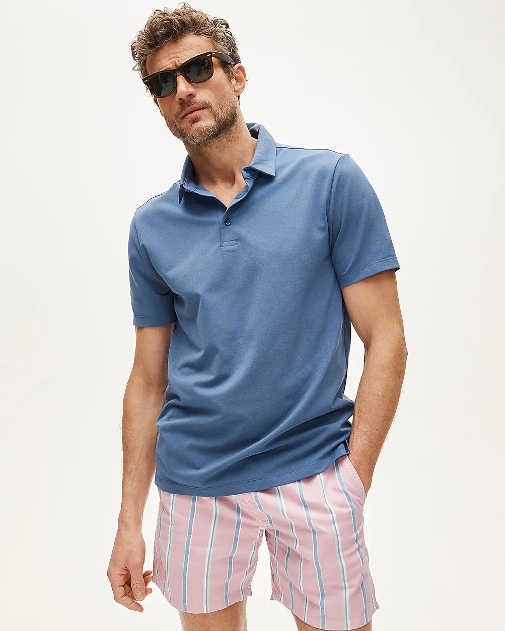 Slim Performance Piqué Polo Shirt by J.Crew
