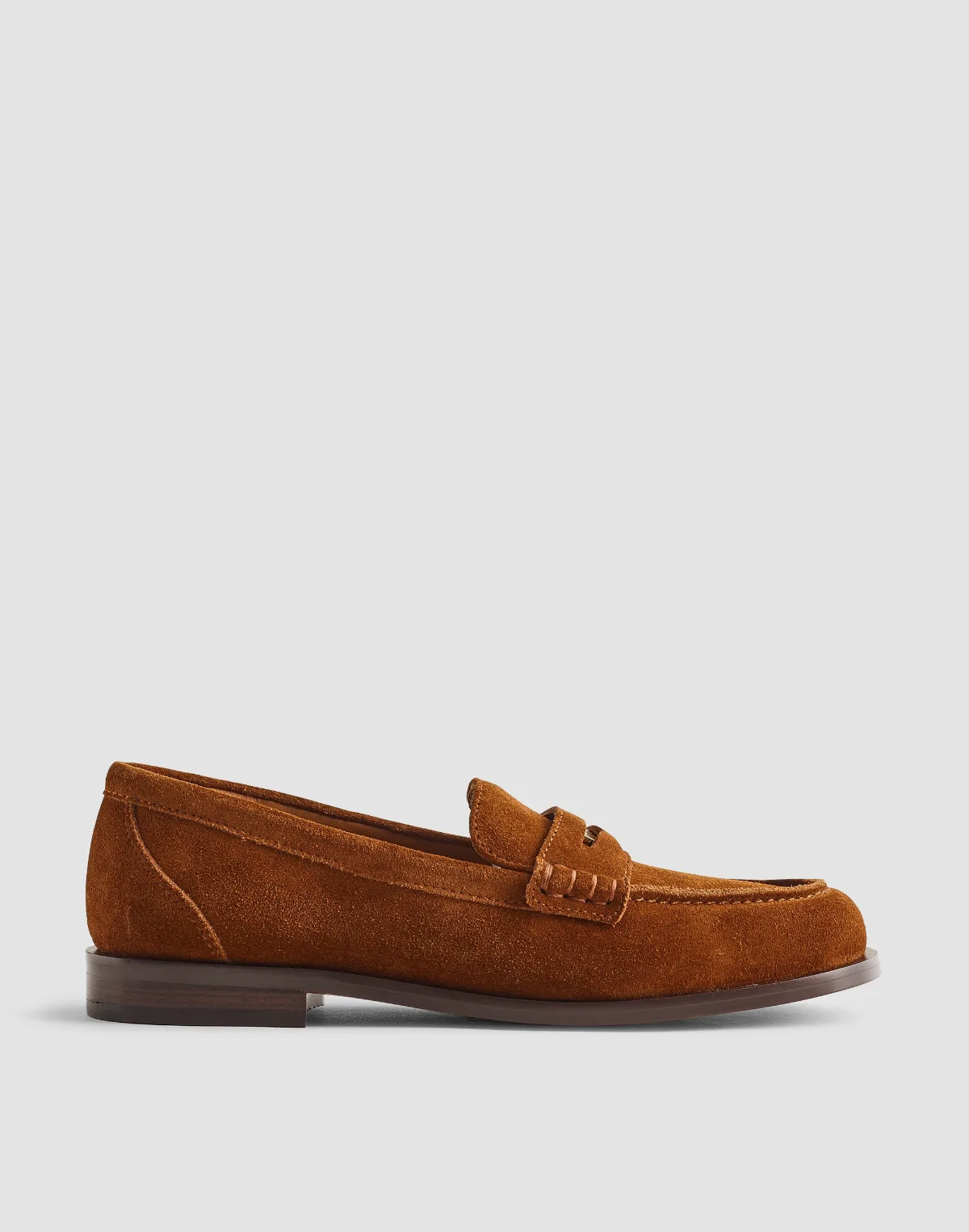The Grayson Penny Loafer in Suede