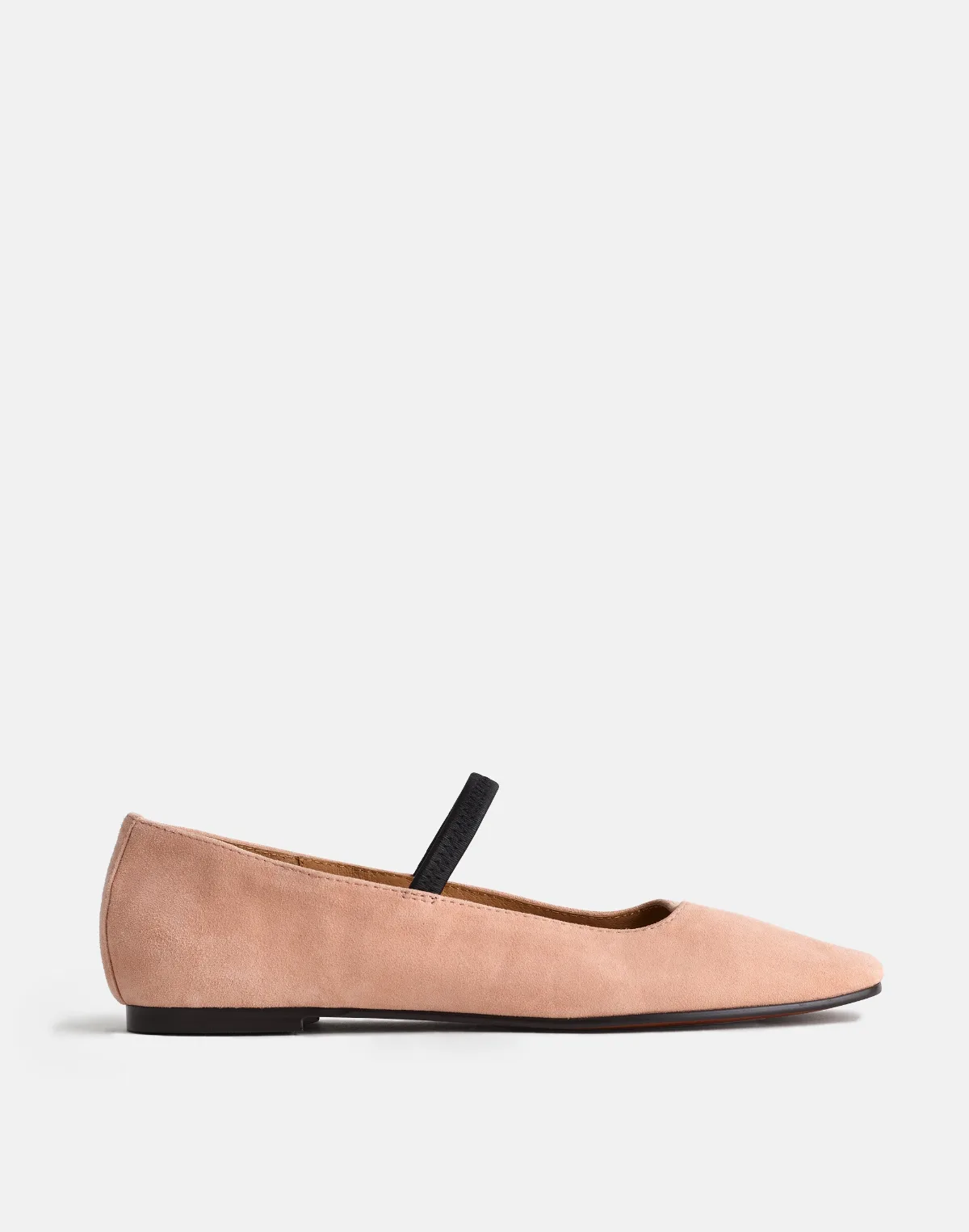 The Greta Mary Jane Flat in Suede