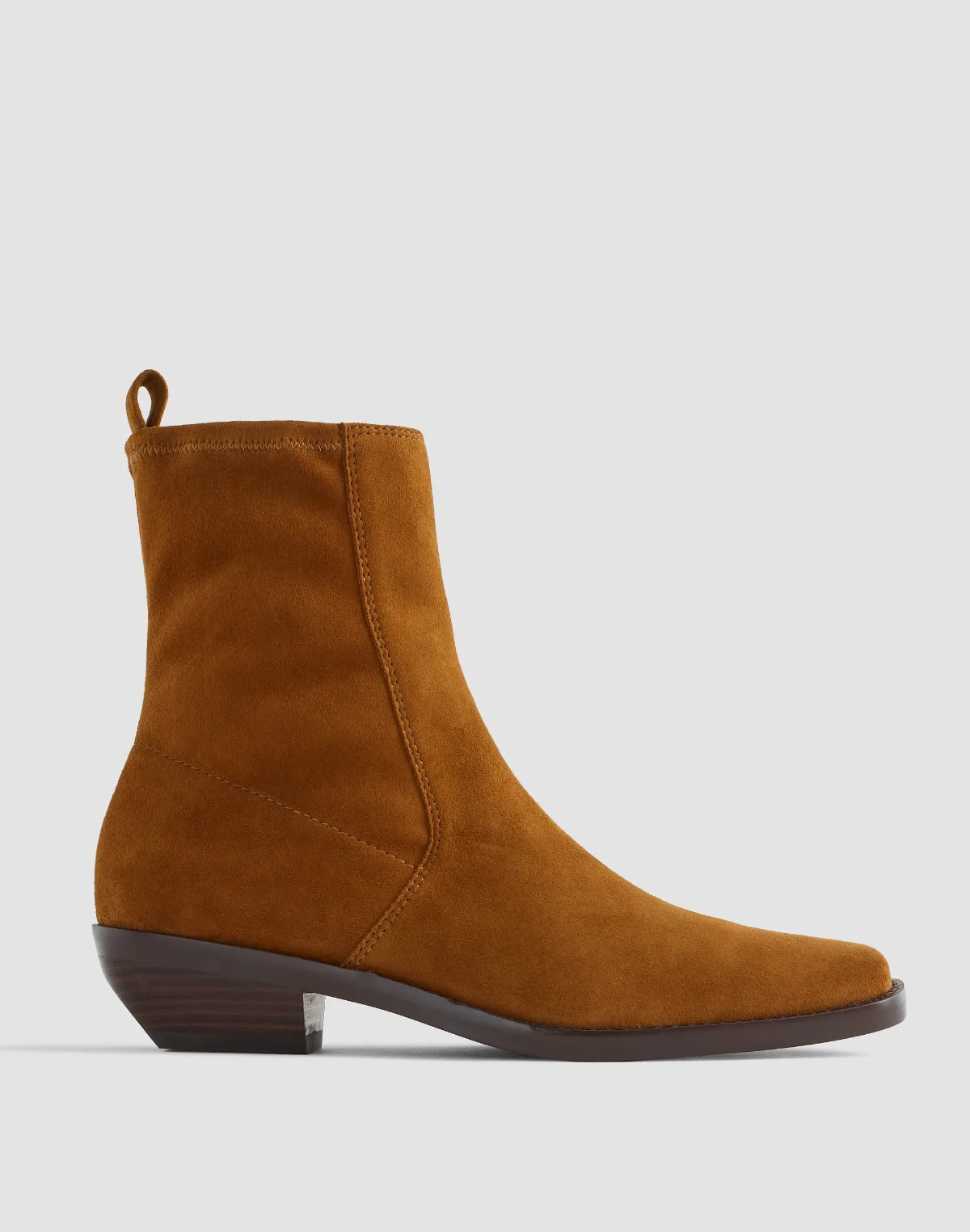 The Idris Ankle Boot in Suede