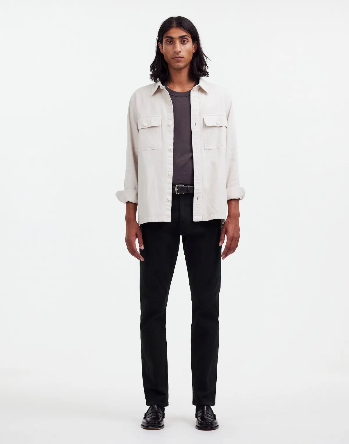 Slim Jeans in Black Wash