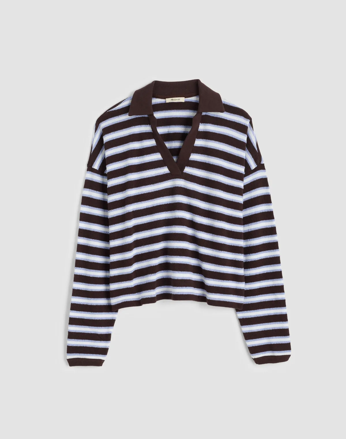 Relaxed Polo Shirt in Stripe by MW