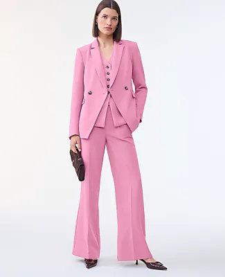 The Cutaway Blazer in Fluid Crepe