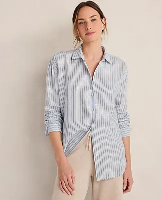Haven Well Within the Daily Shirt in Linen Stripe