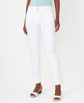 The Cotton Crop Pant - Curvy Fit by Ann Taylor