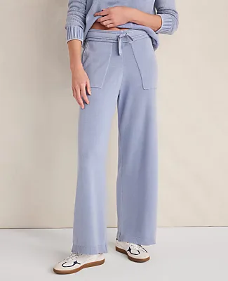 Haven Well Within Organic Cotton Knit Wide Leg Pants
