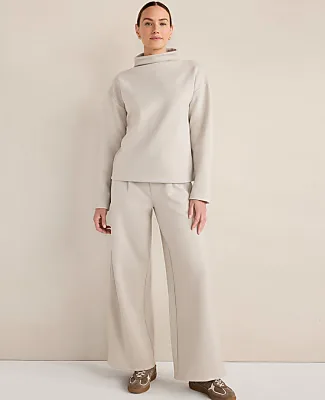 Haven Well Within Soft-Brushed Fleece Wide Leg Pants