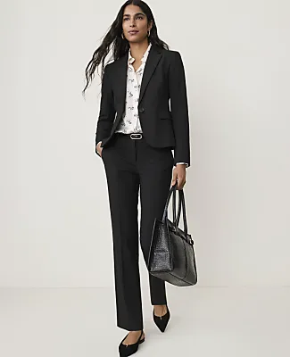 The Straight Pant in Seasonless Stretch by Ann Taylor