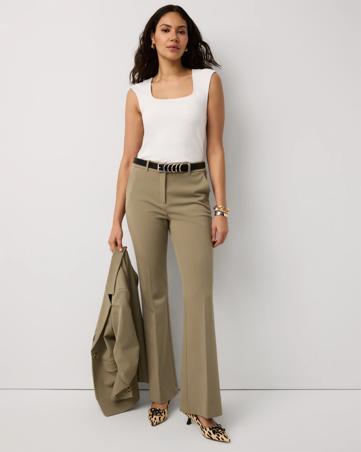 High-Rise Piper Flare Pants by White House Black Market
