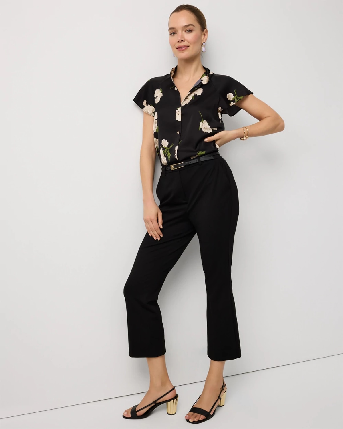 Ponte Tailored Kick Flare Pants