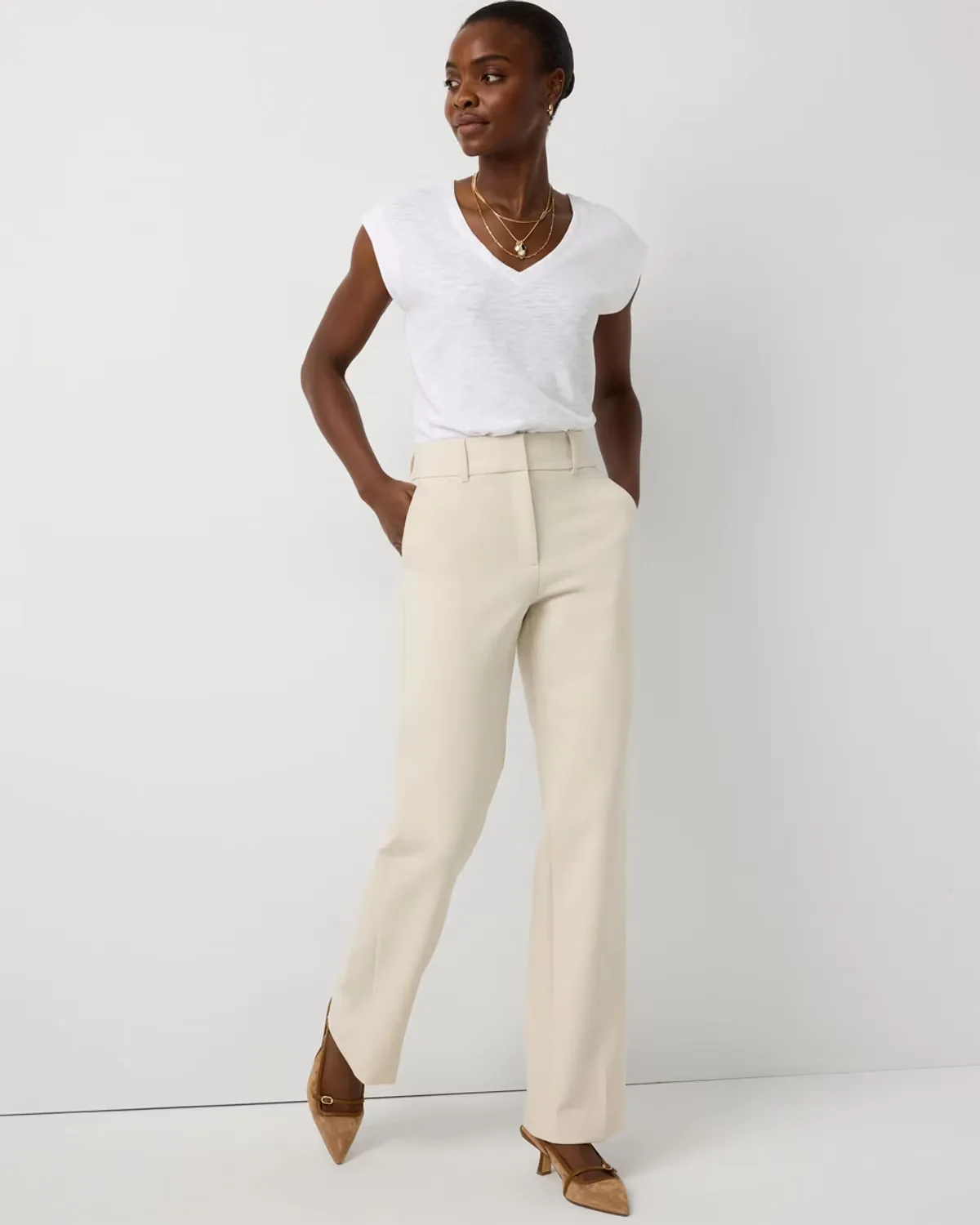 High-Rise Riley Trousers