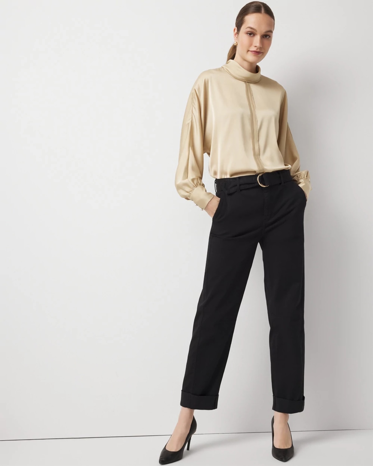 Pret High-Rise Straight Ankle Pant