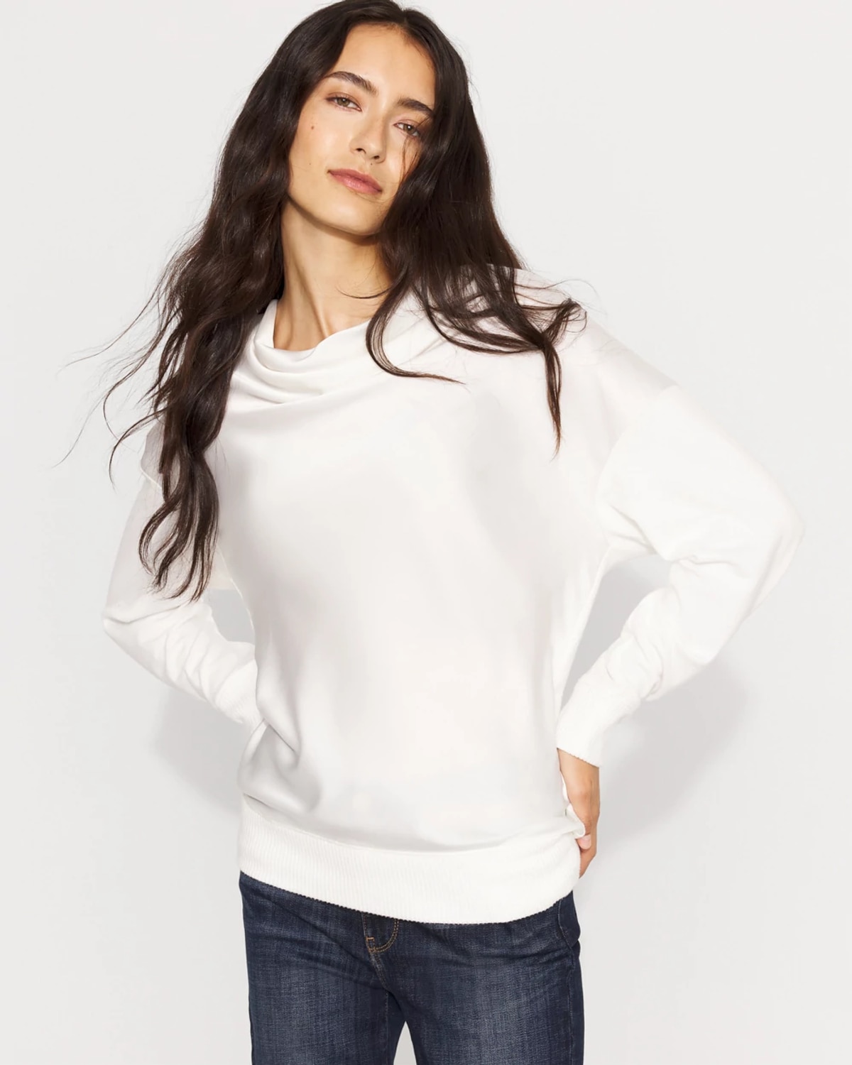 Satin Mix Snit Top