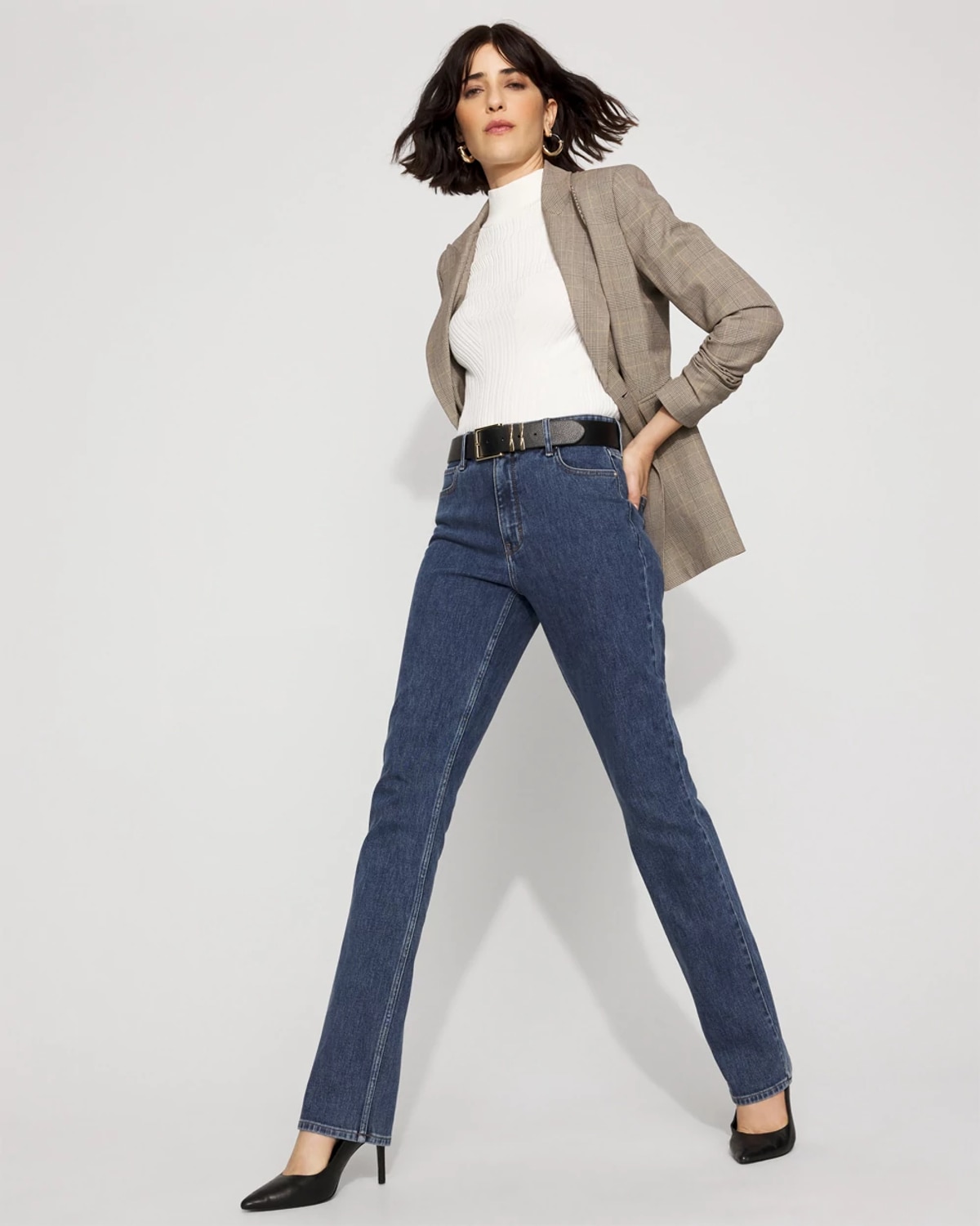 Extra High-Rise Elongated Slim Jeans