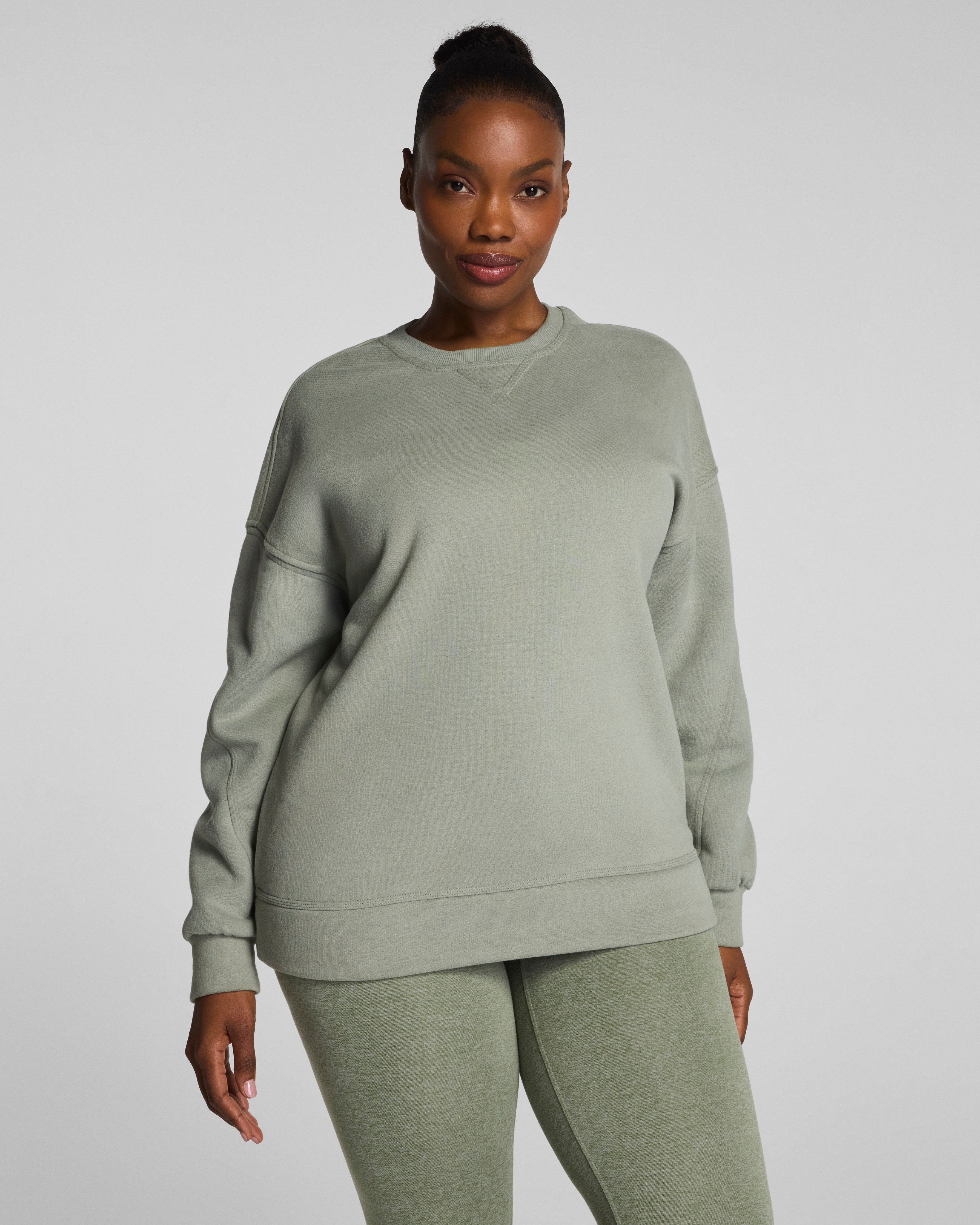 BoostUp Cotton Fleece Crewneck Tunic