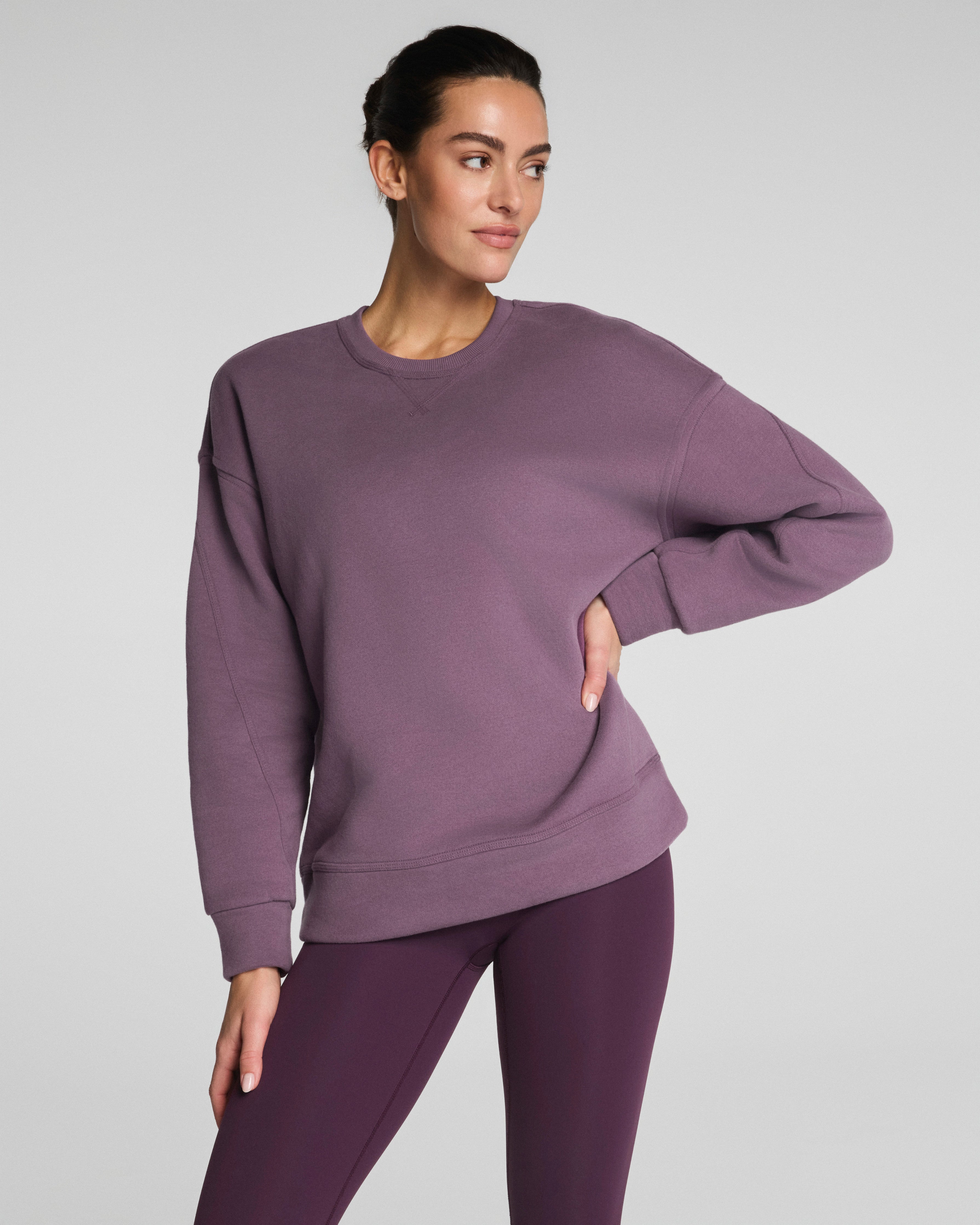 BoostUp Cotton Fleece Crewneck Tunic