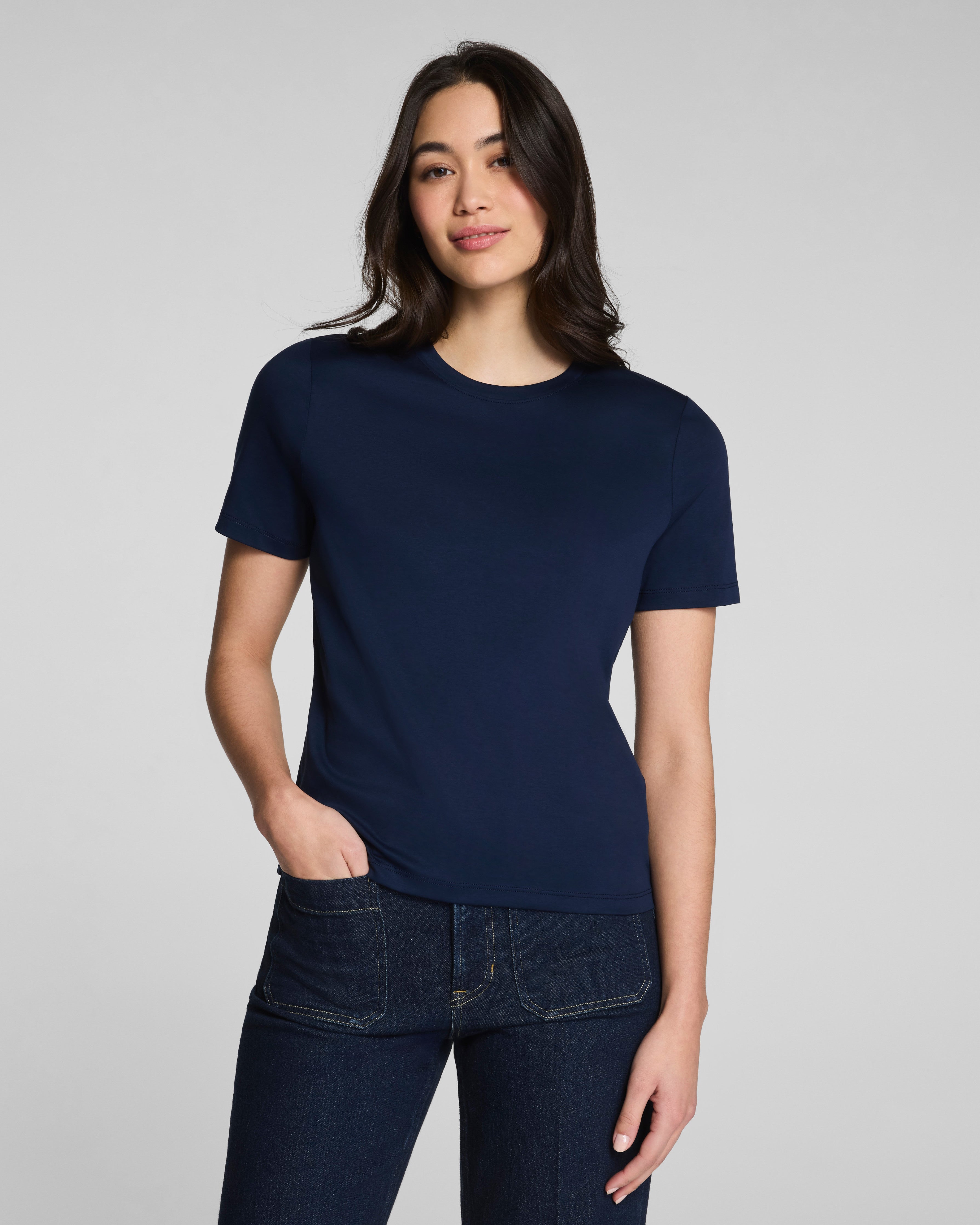 Lightweight Cotton Crewneck T-Shirt