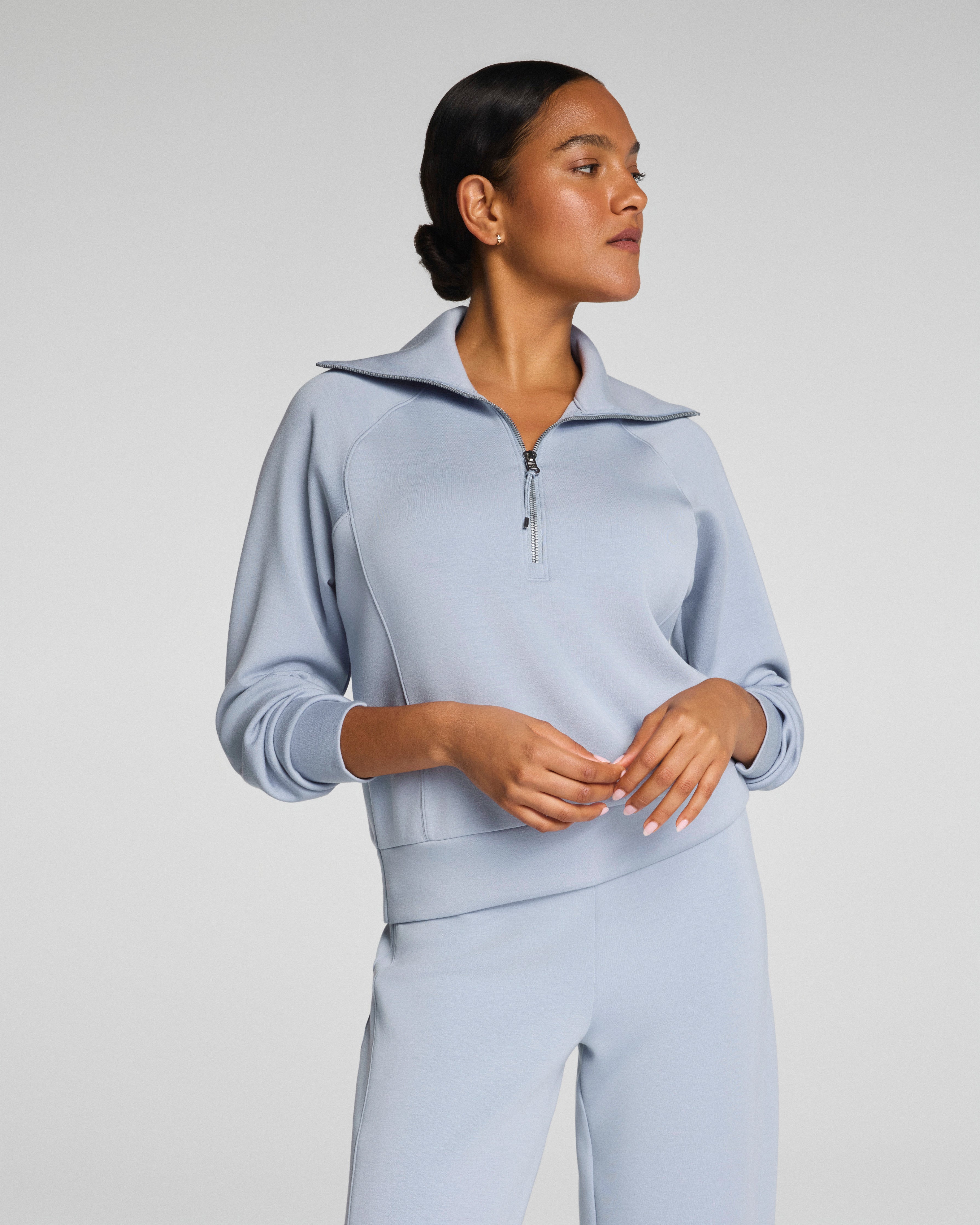 AirEssentials Half Zip Top by SPANX
