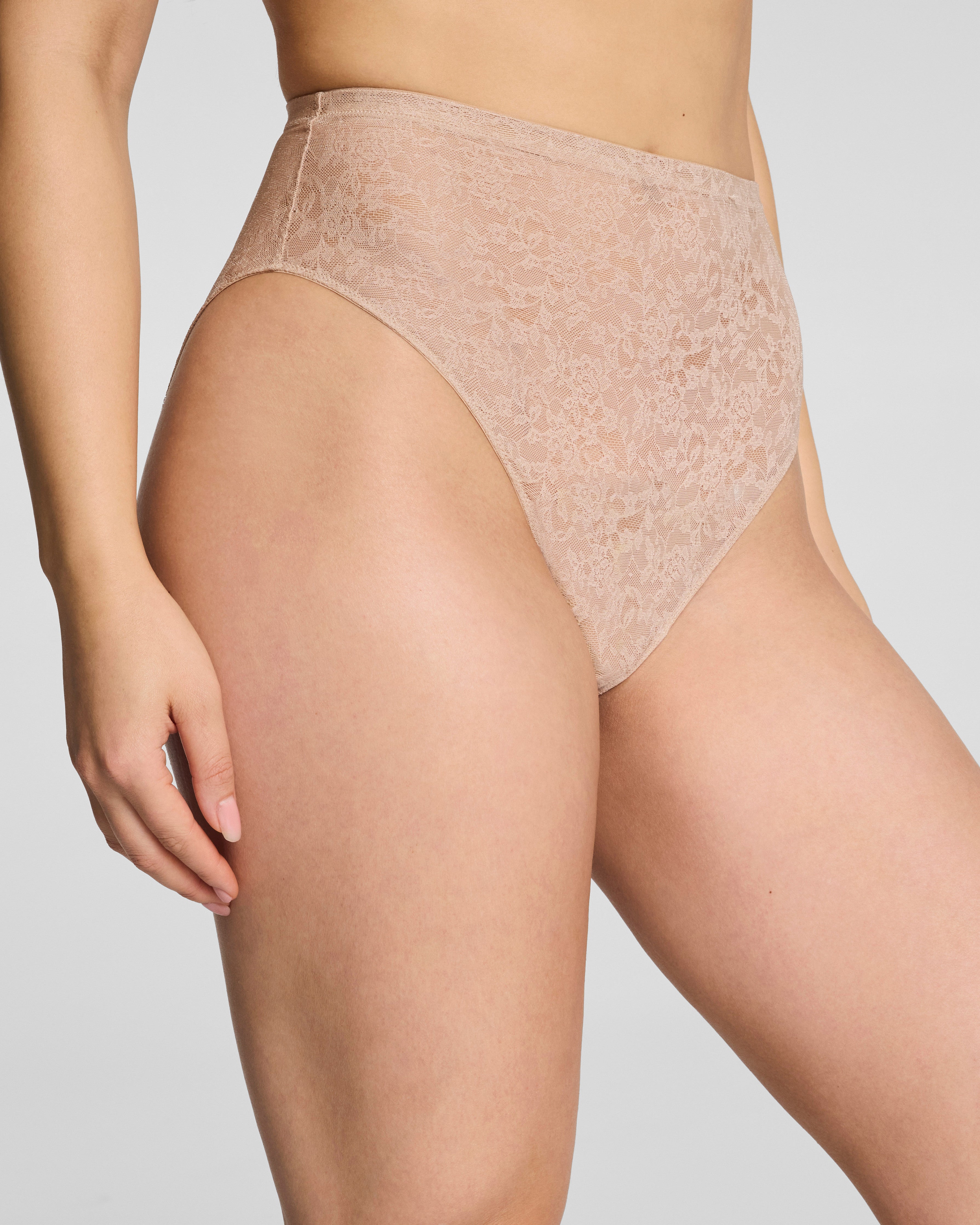 SPANXsupersmooth Day to Date Night Lace Hi-Leg Cotton Brief