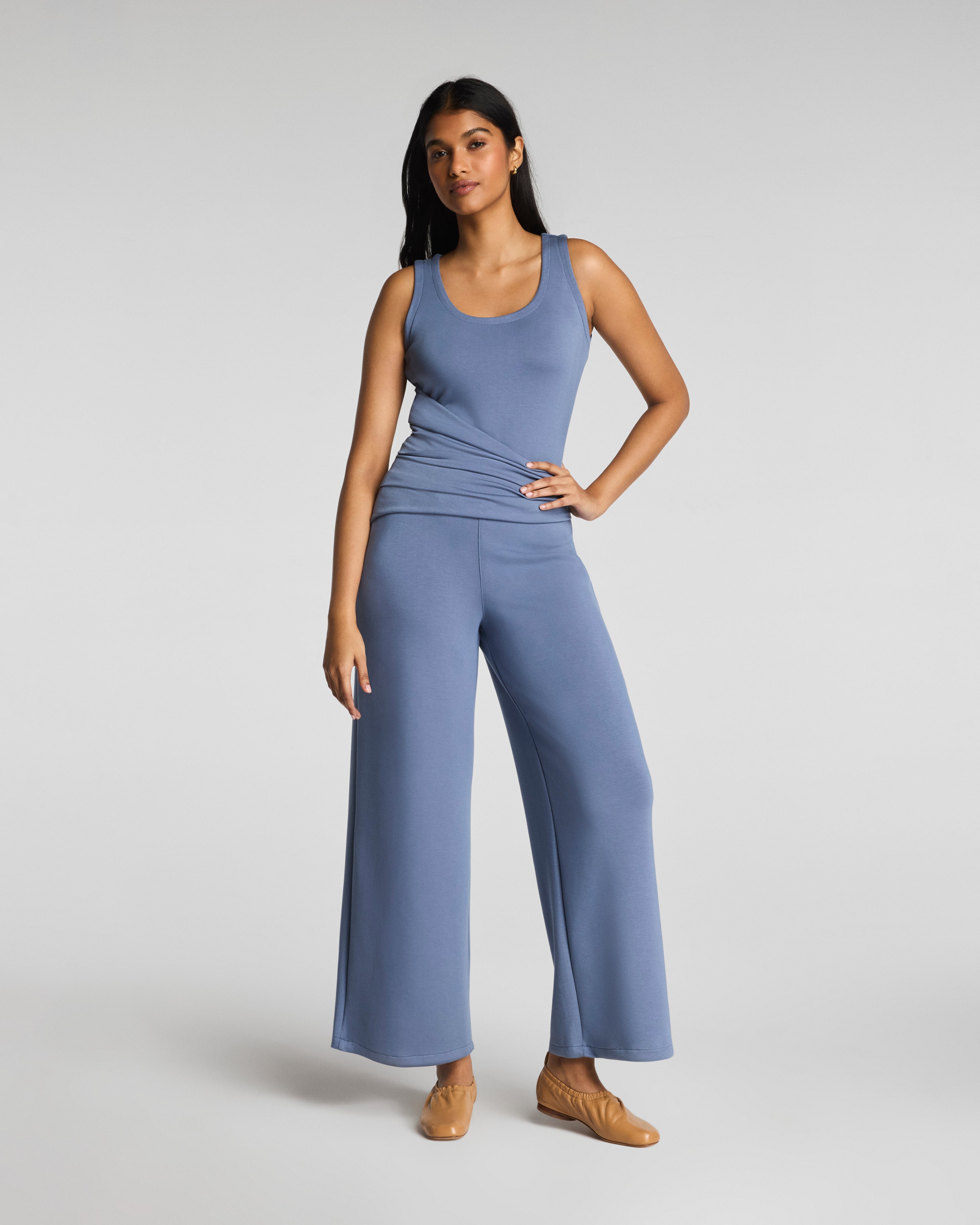 AirEssentials Draped Sleeveless Jumpsuit