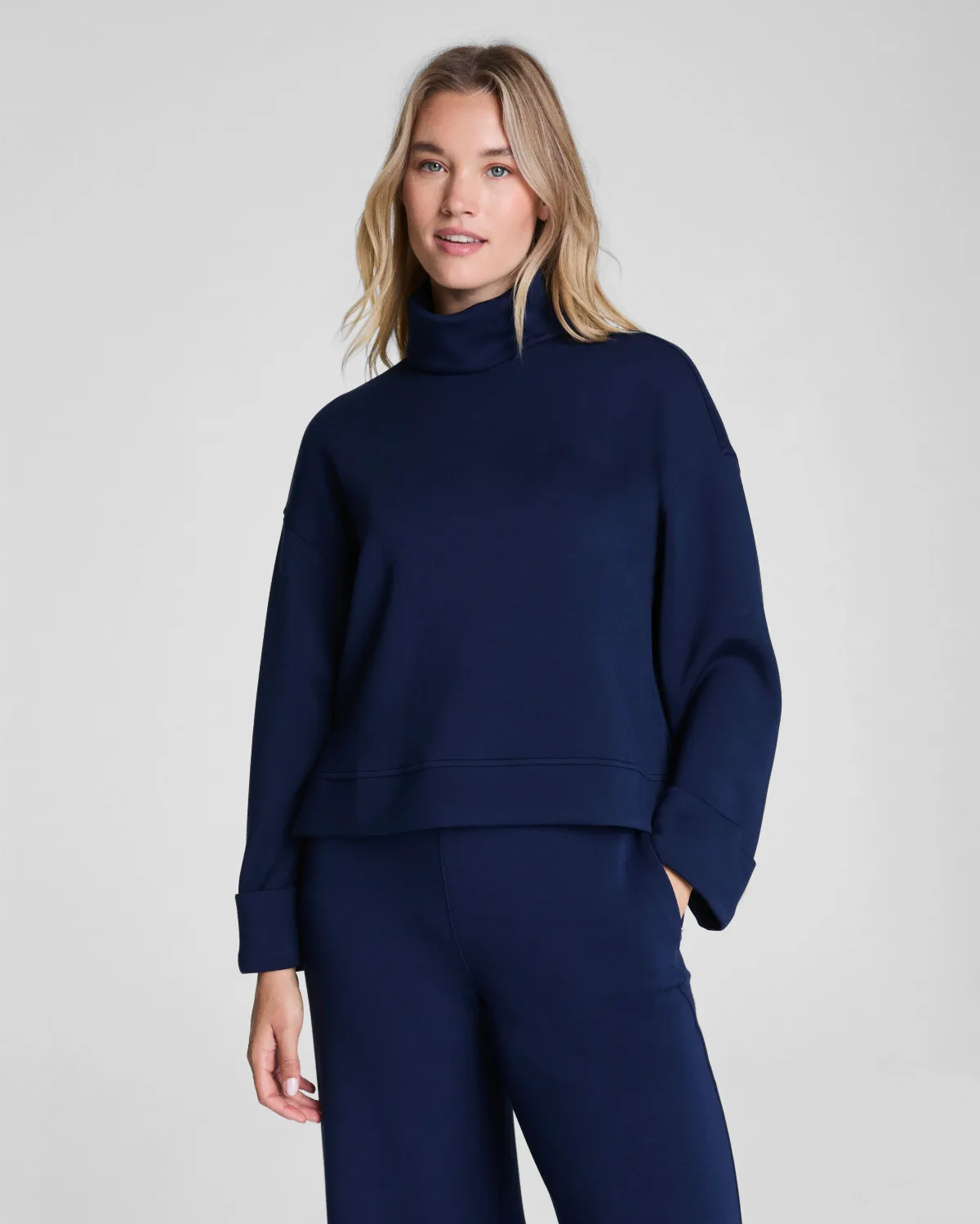 BoostUp Cotton Fleece Crewneck Tunic