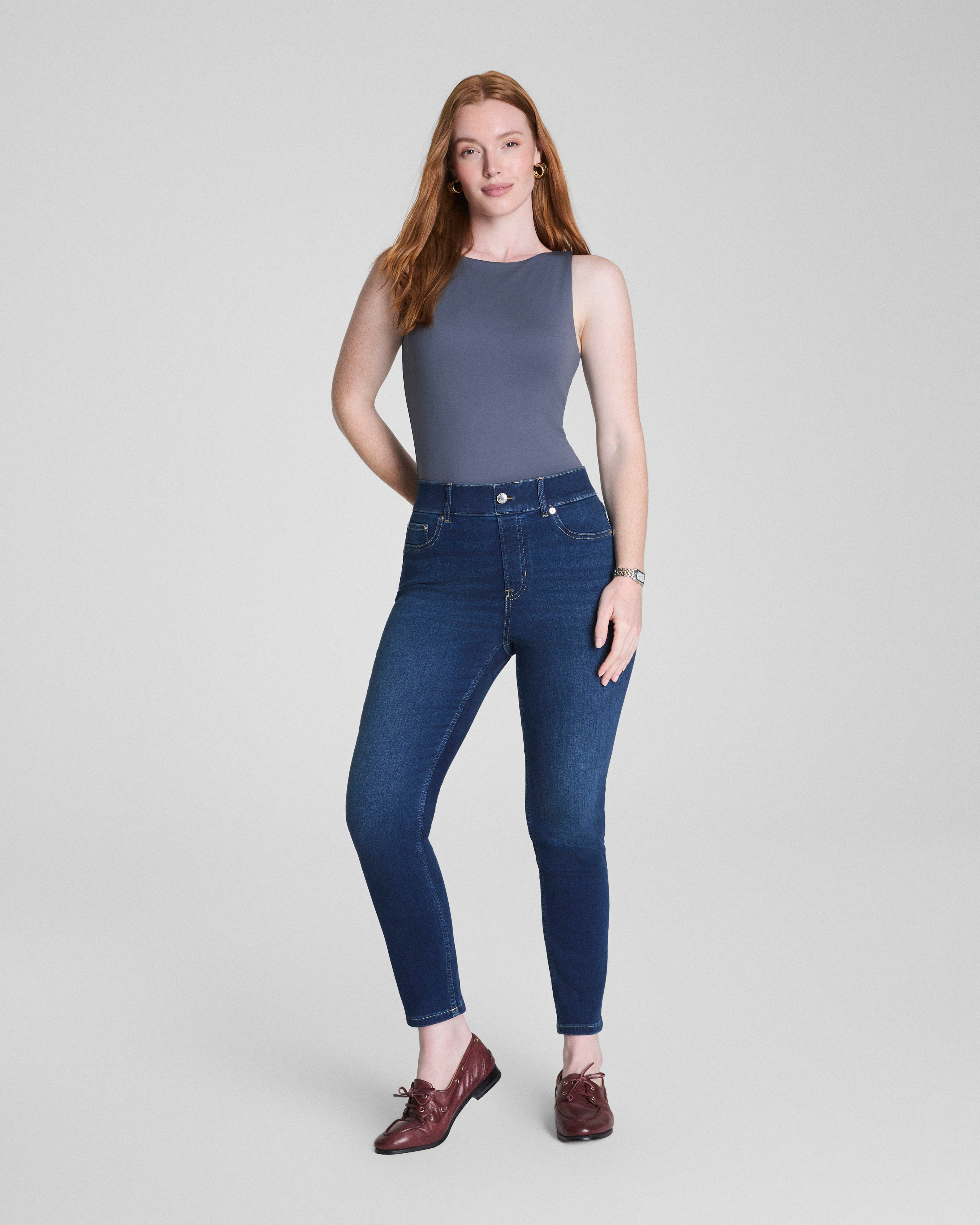 SPANXshape® EveryWear Pull-On Ankle Skinny Jeans by SPANX