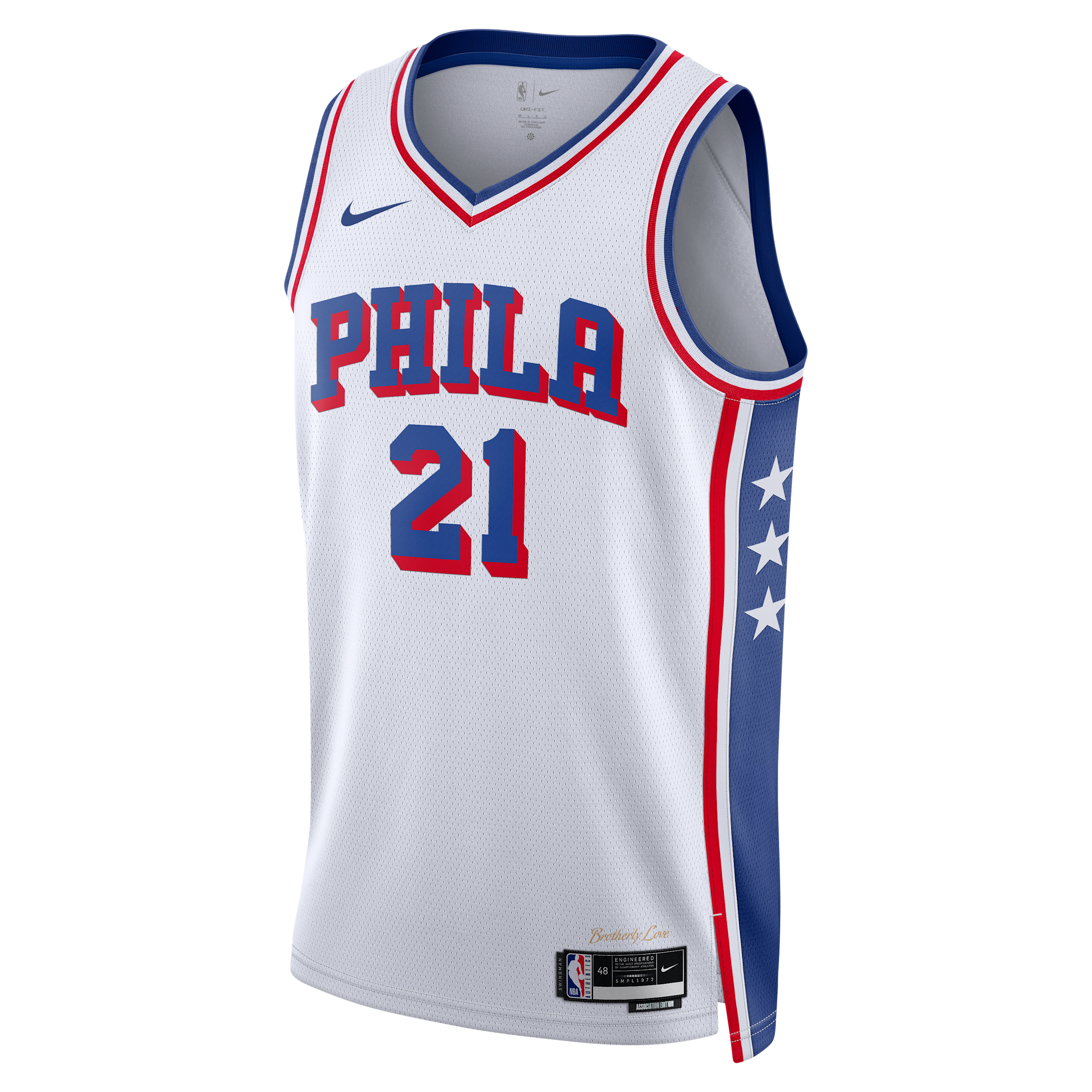 Joel Embiid Philadelphia 76ers 2023/24 Association Edition Dri-FIT NBA Swingman Jersey
