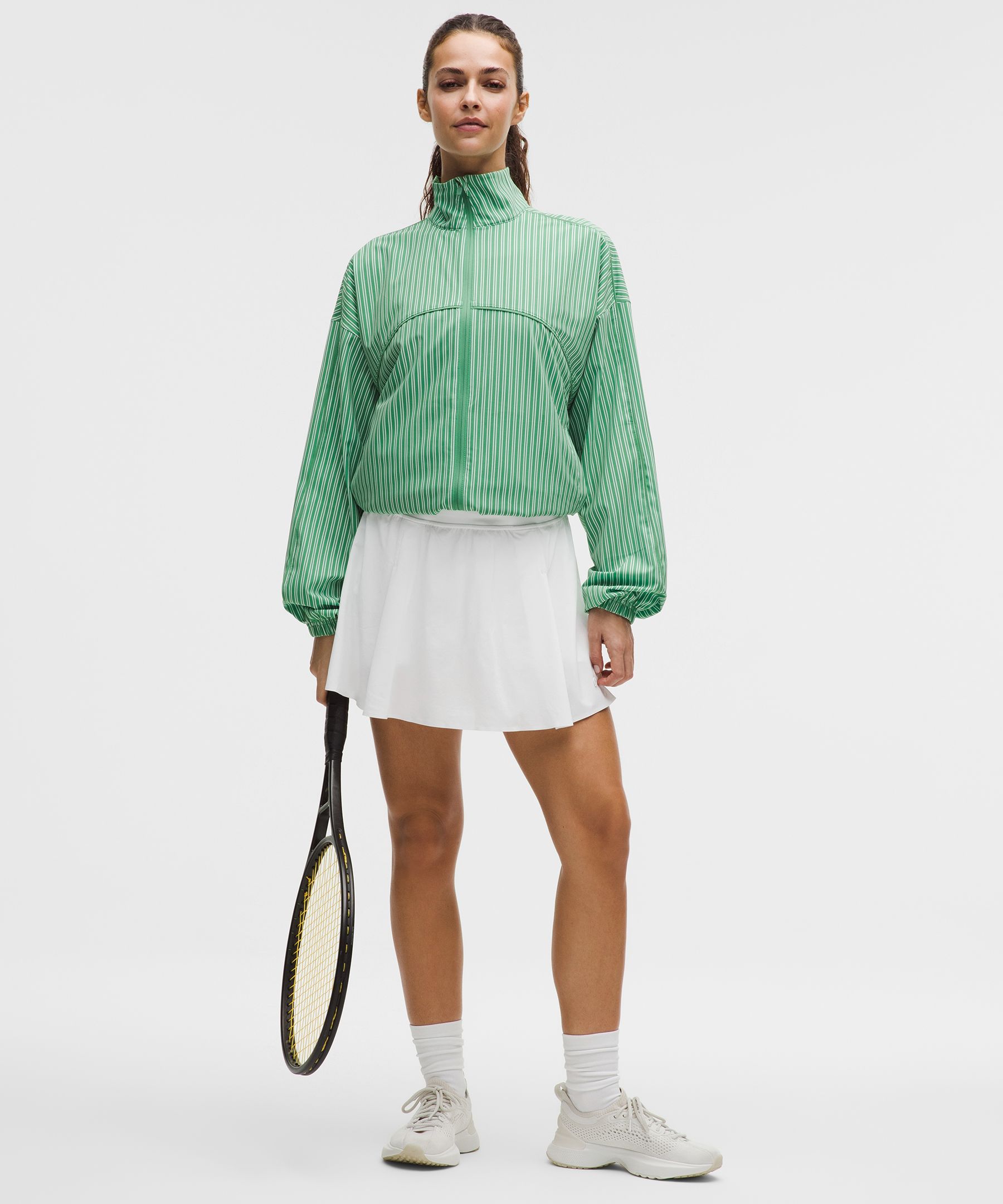 A-Line Side-Pleat Tennis Skirt
