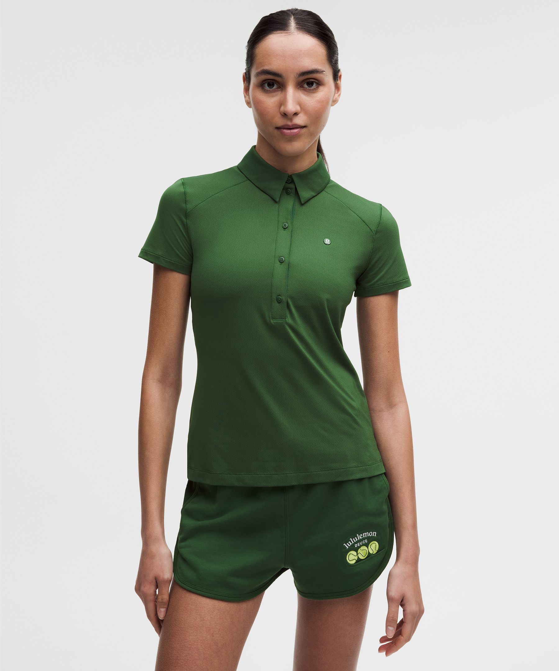 Quick-Dry Short-Sleeve Polo Shirt Straight Hem by lululemon