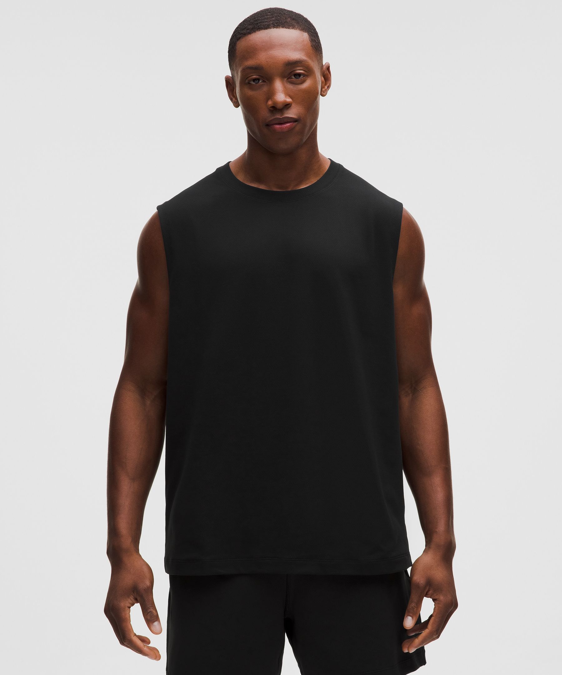Mesh Soft Jersey Sleeveless Tank Top