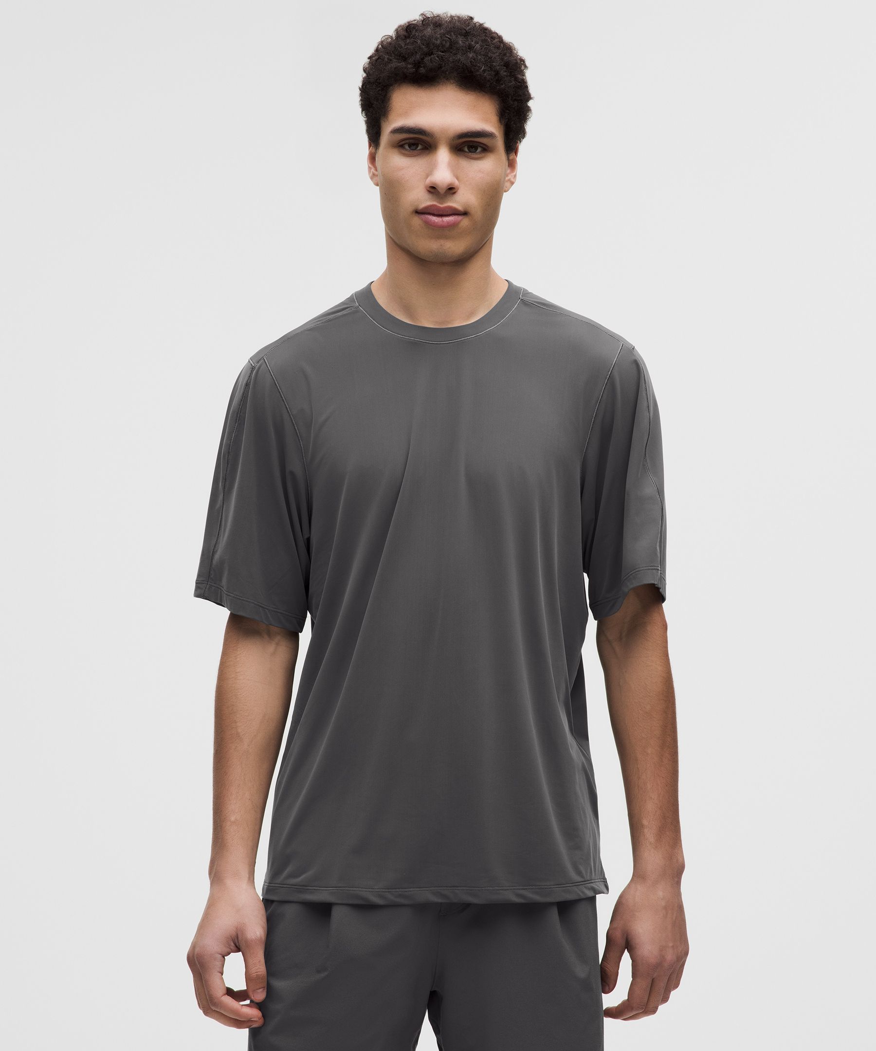 Brushed Yoga Crewneck T-Shirt