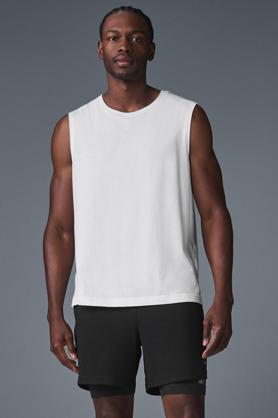 The Triumph Muscle Tank Top by ALO