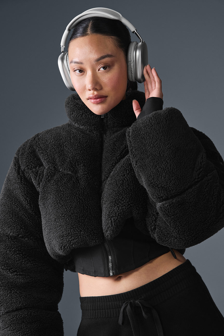 Sherpa Main Act Corset Puffer Jacket