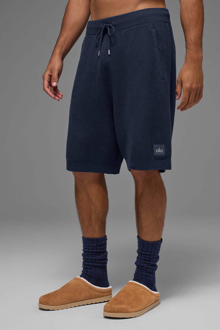 7" Sports Club Sweater Knit Short Top by ALO