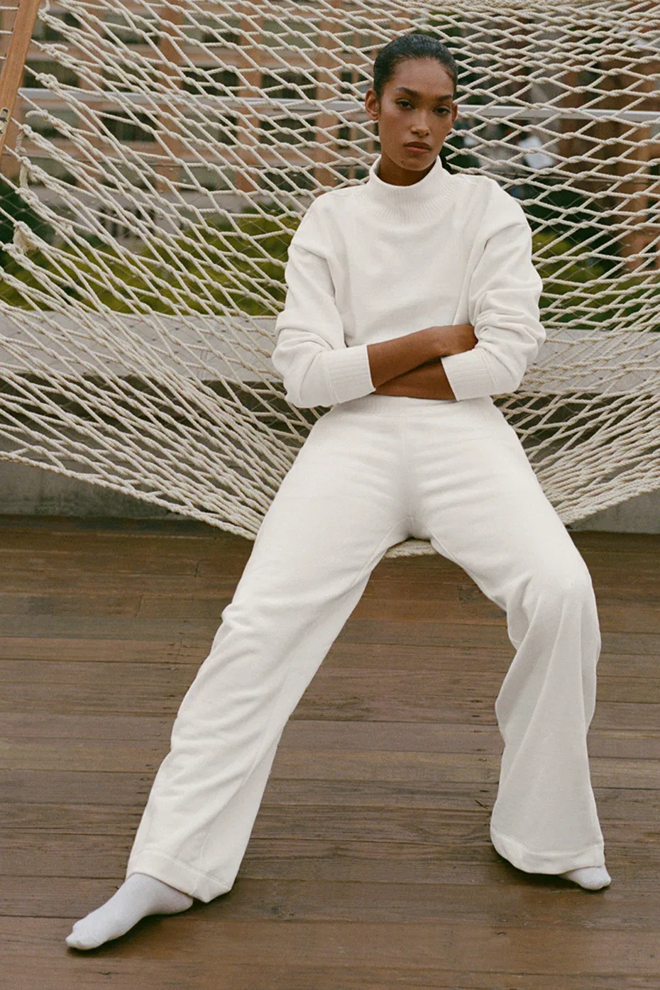Serenity Wide Leg Sweatpant by ALO