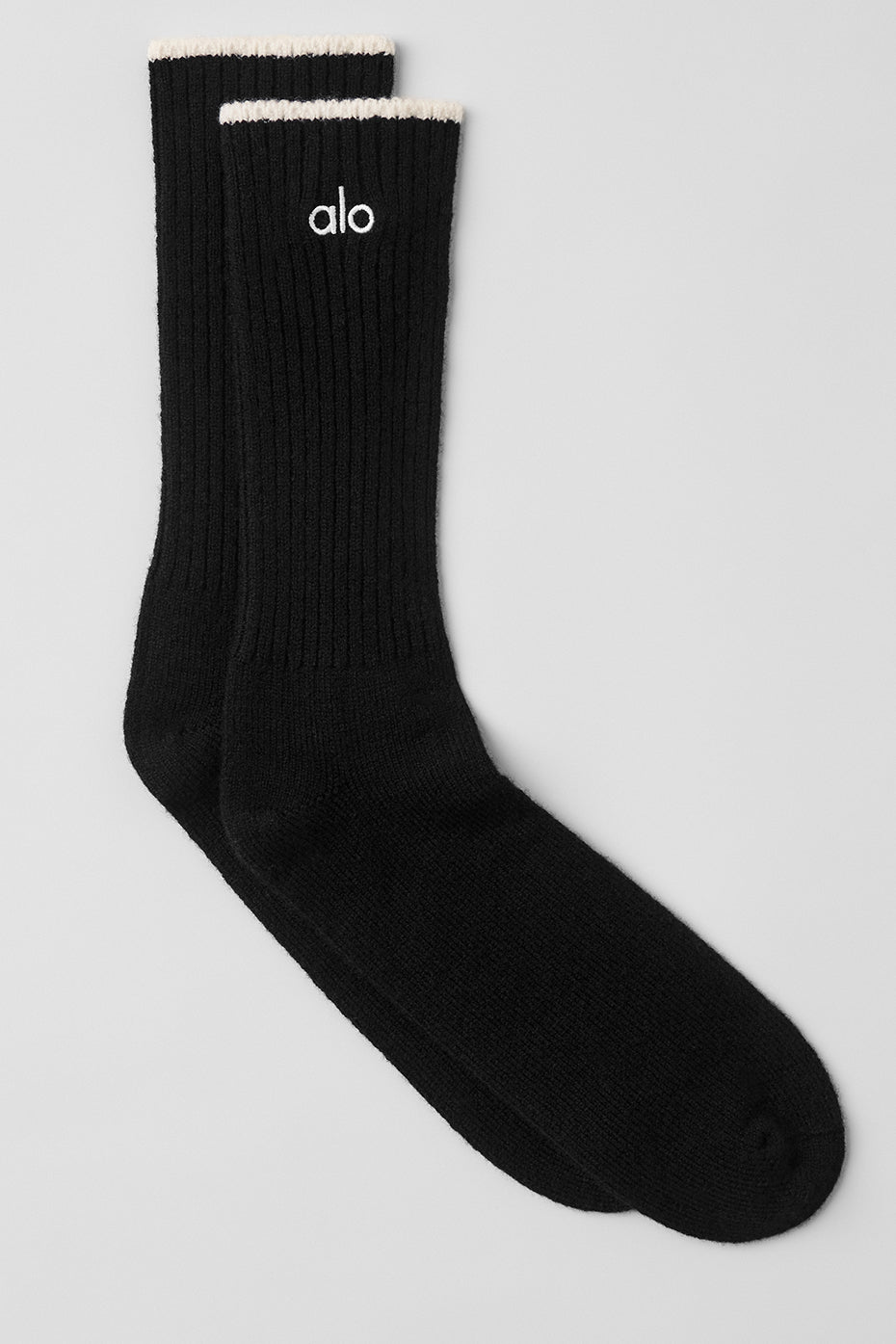 Wool Cashmere Light Frosted Socks by ALO
