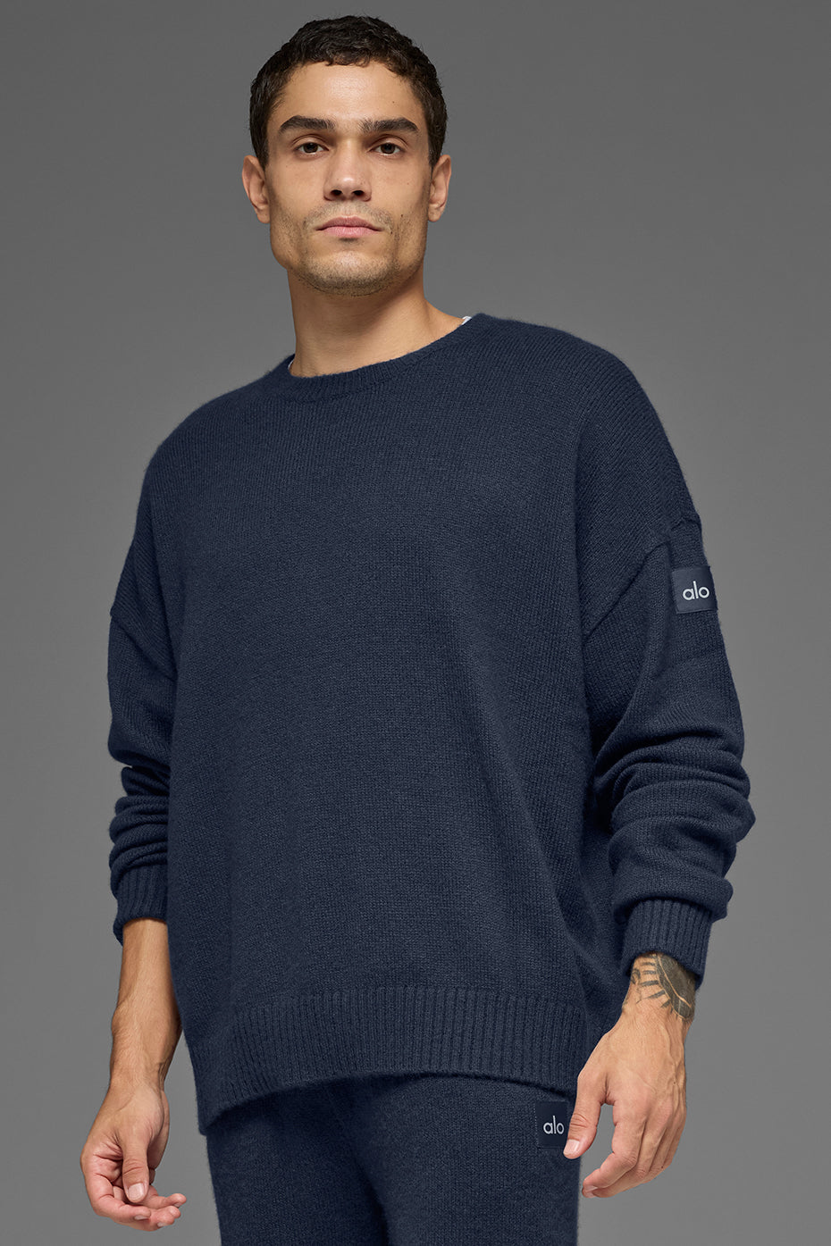 Wool Cashmere New Class Crewneck Sweater Top