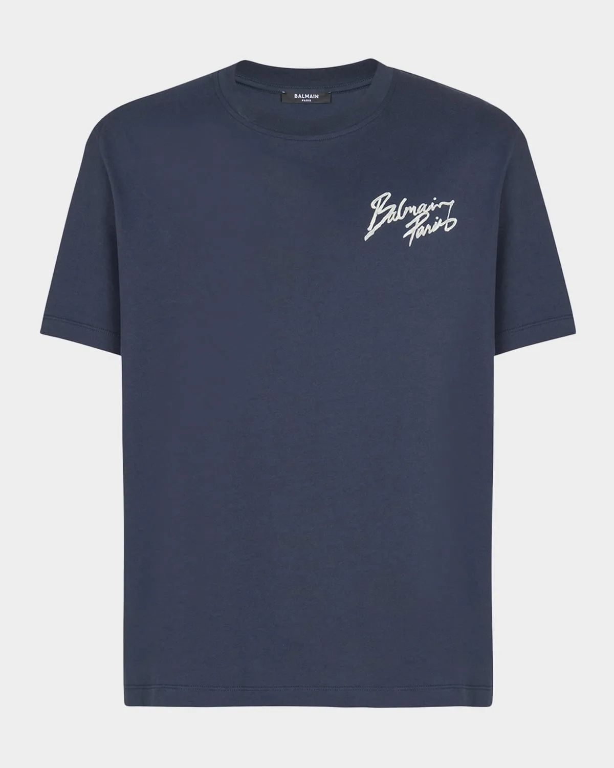 Balmain Paris Logo Cotton T-Shirt