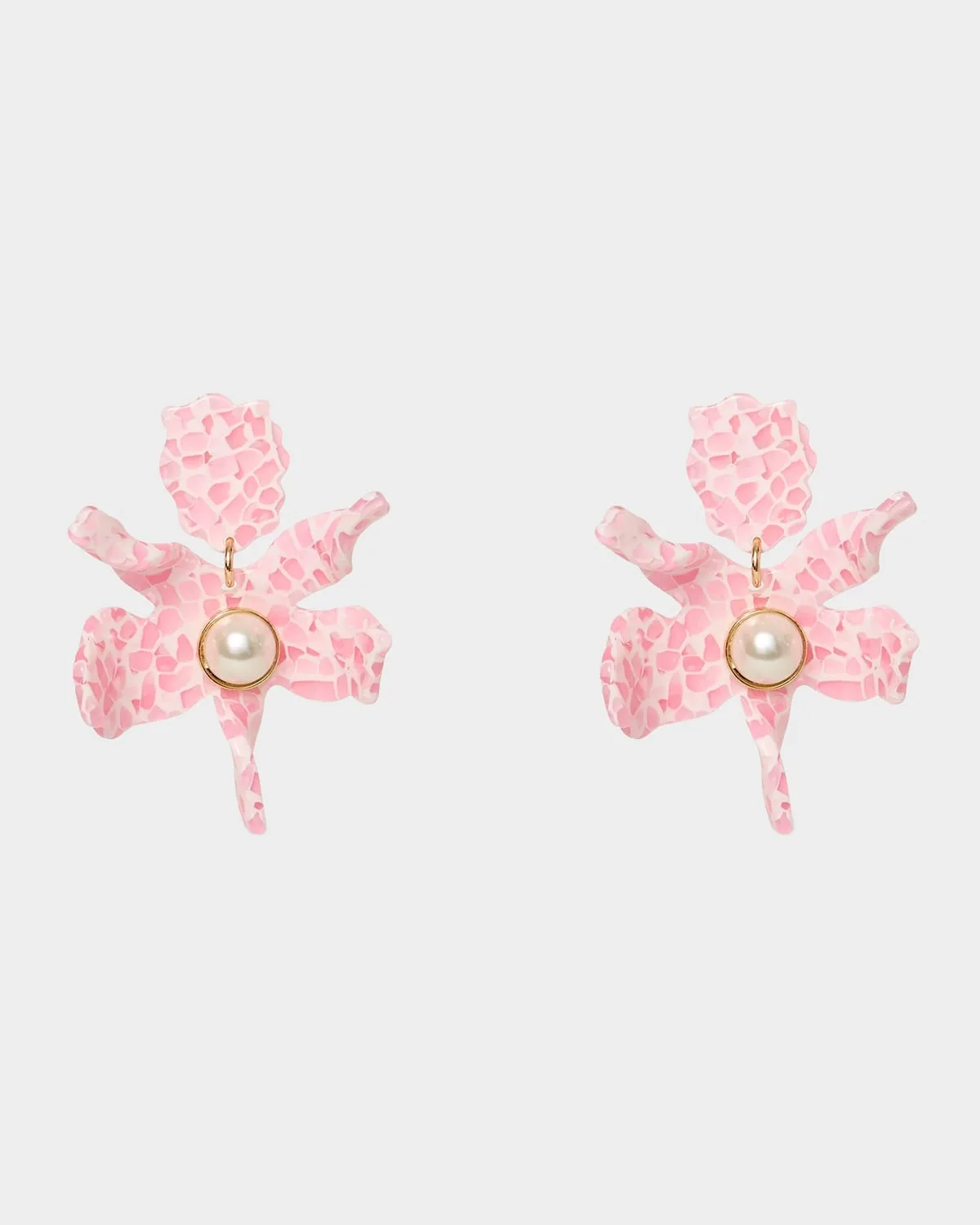 Small Pearly Lily Earrings