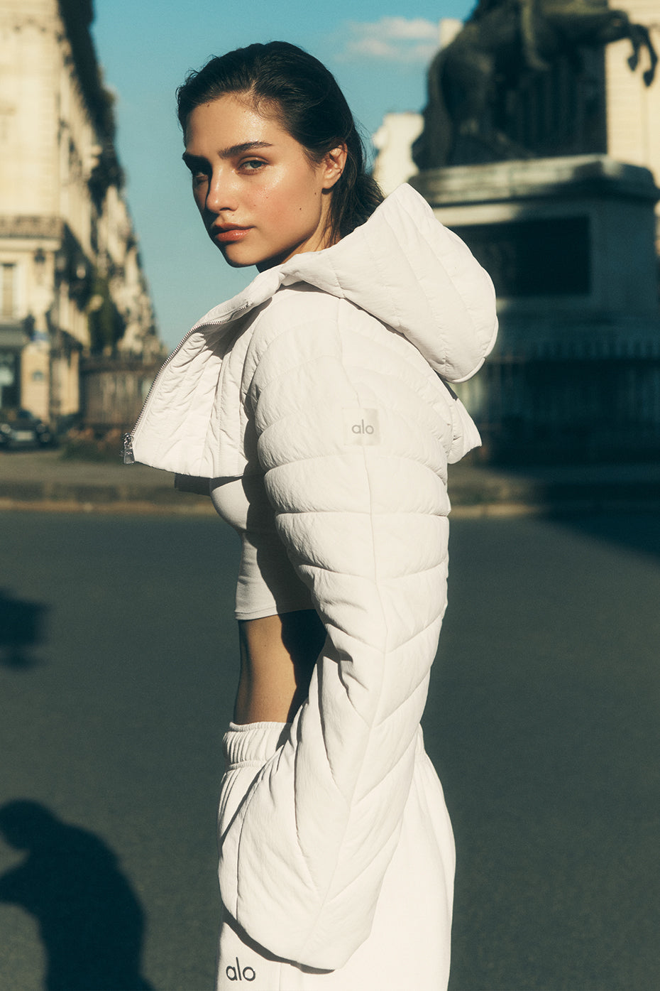Quilted Starlight Puffer Shrug Jacket