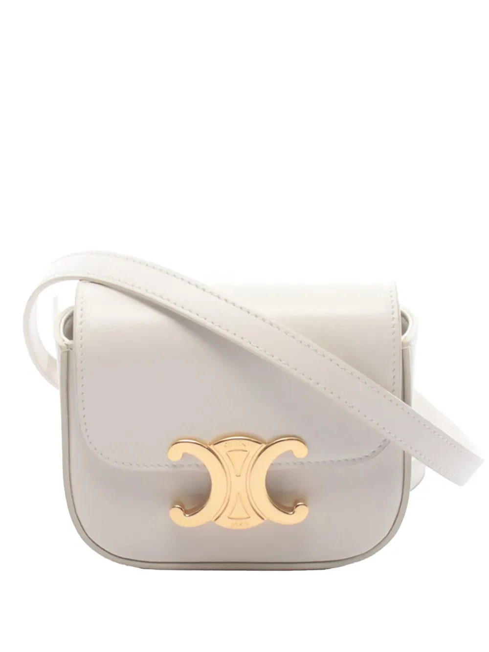 2021-2026 Mini Triomphe Leather Claude crossbody bag -