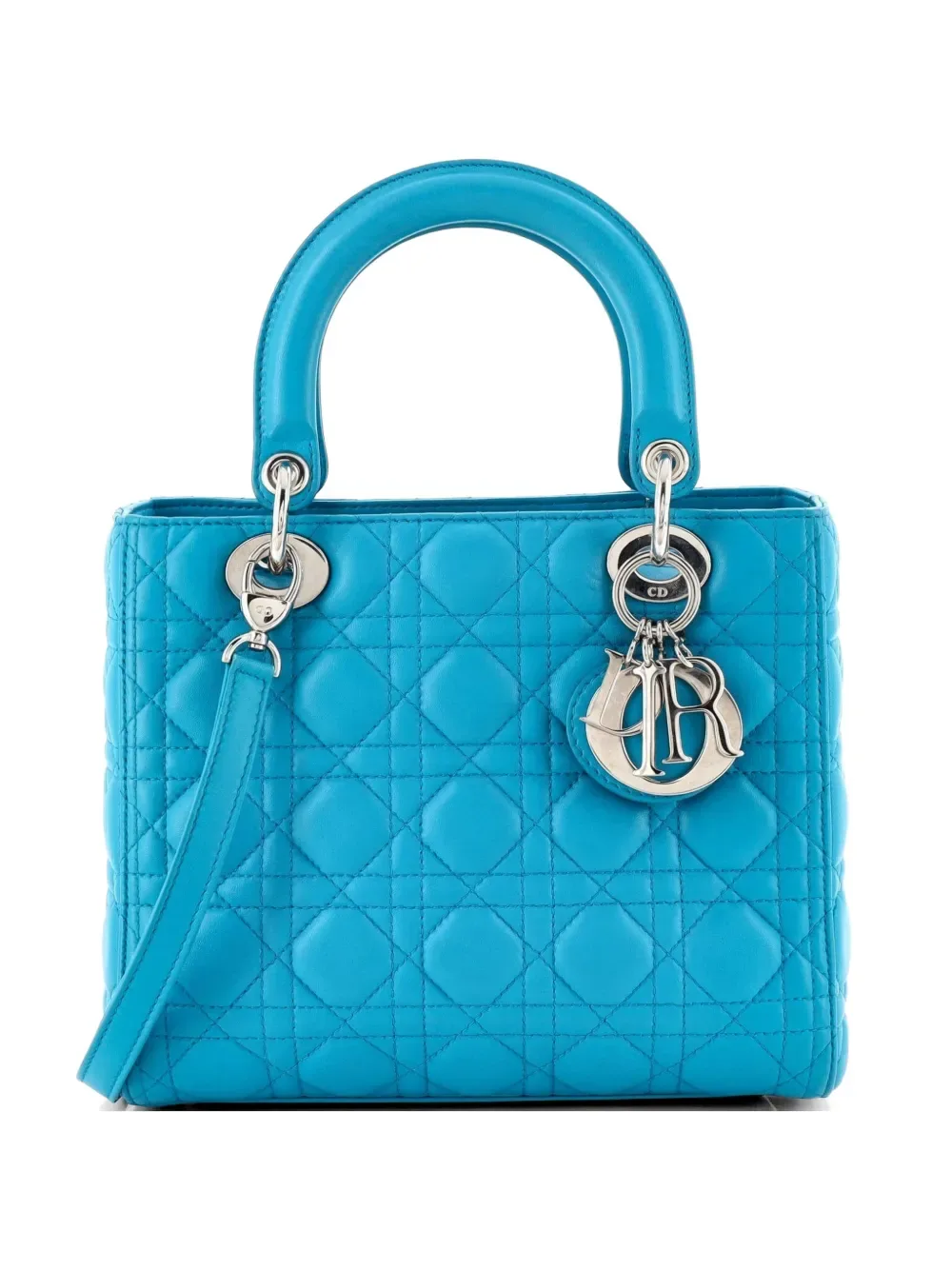 Lady Dior Bag Cannage Quilt Lambskin Medium satchel -