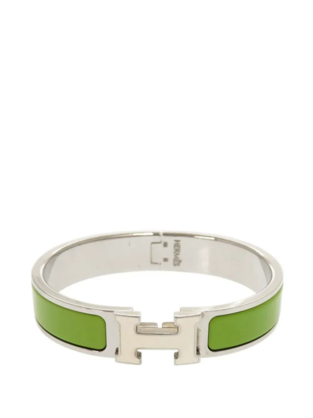 2000-2025 Narrow Enamel Clic H Bracelet PM costume bracelet - by Hermès Pre-Owned