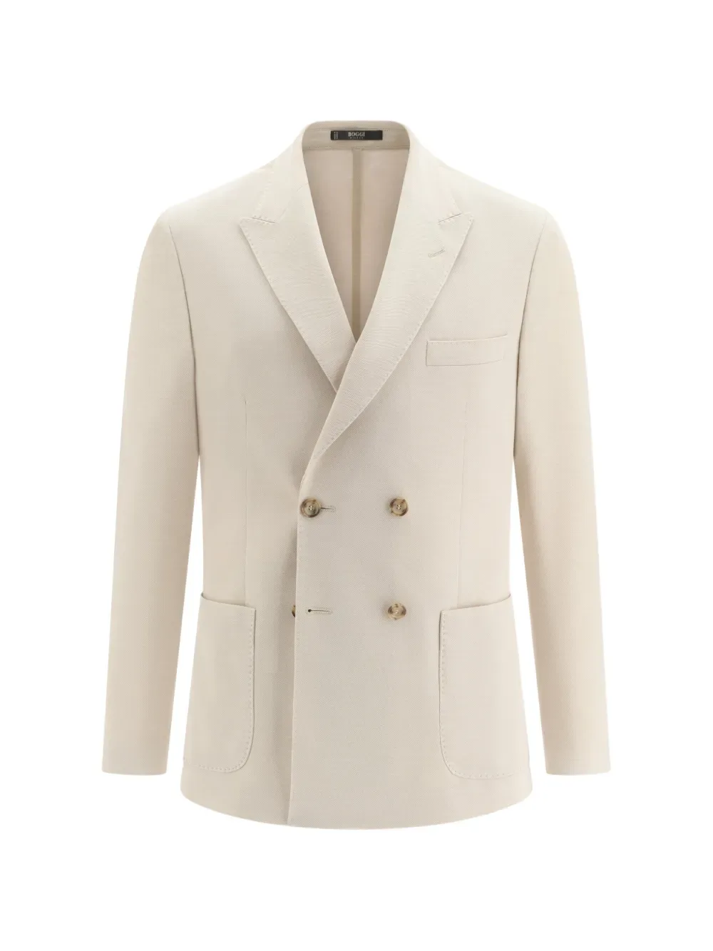 double-breasted patch-pockets blazer -