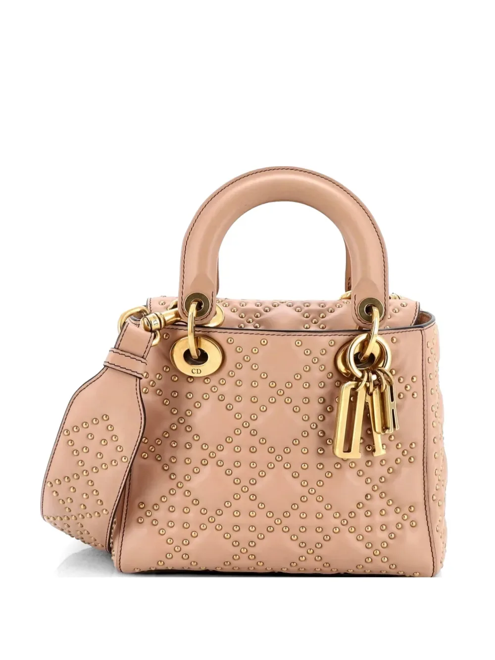 Supple Lady Dior Bag Cannage Studded Lambskin Small crossbody bag -