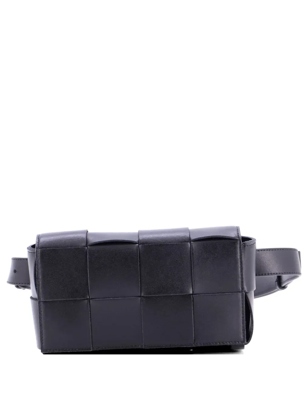 Cassette Maxi Intrecciato Leather belt bag -