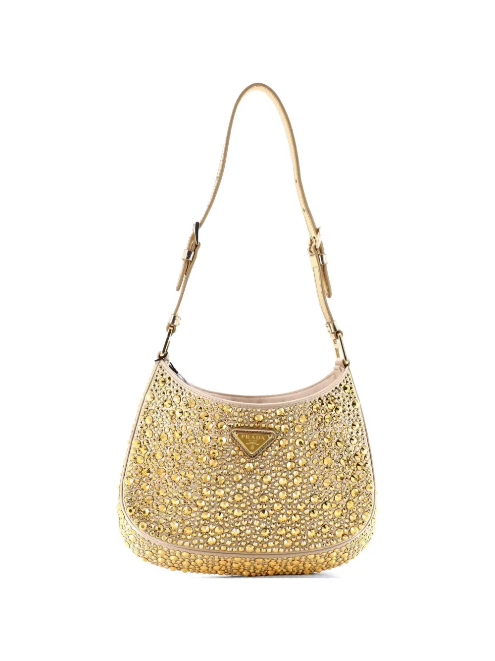 Cleo Shoulder Bag Crystal Embellished Satin Small crossbody bag -